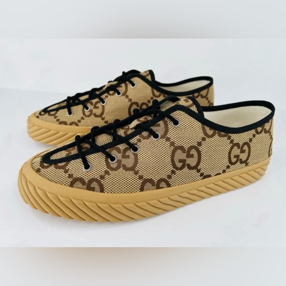 Gucci Maxi GG Tortuga Supreme Canvas Vegan Sneakers UK 13 - US 13.5 - EU 47